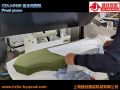 Arruga de alta presión de la prensa de planchar del frente de camisa libre