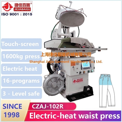 Máquina de prensado de pantalones de gama completa con pantalla táctil PLC con Mitsubishi Fast High Pressure