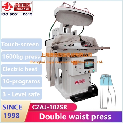 Máquina de prensado de pantalones de gama completa con pantalla táctil PLC con Mitsubishi Fast High Pressure