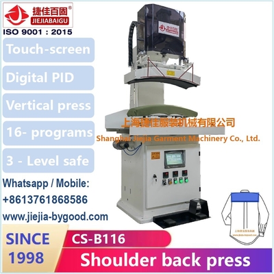 Máquina eléctrica de prensado de camisas de alta presión vertical de 220 V para prensado de manguitos de cuello