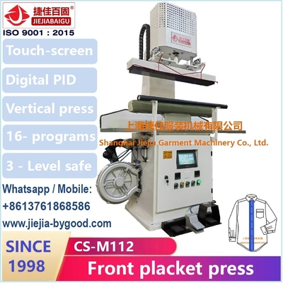 Máquina eléctrica de prensado de camisas de alta presión vertical de 220 V para prensado de manguitos de cuello
