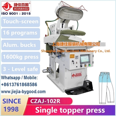Máquina de prensado de pantalones de gama completa con pantalla táctil PLC con Mitsubishi Fast High Pressure