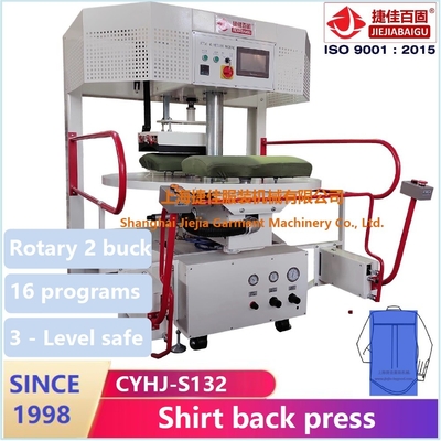 Prensa de planchar de la camisa para el cambio rotatorio de la parte posterior del cuerpo y la plancha de la camisa vertical de la prensa CYHJ-S132