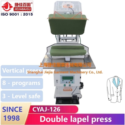 Diferente tipo del PLC del LED de equipo que plancha de la chaqueta clásica de la plancha del traje de la máquina de la prensa del traje de la tela