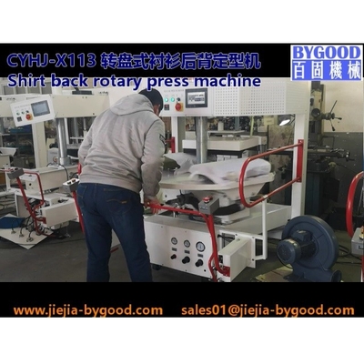 Prensa de planchar de la camisa para el cambio rotatorio de la parte posterior del cuerpo y la plancha de la camisa vertical de la prensa CYHJ-S132