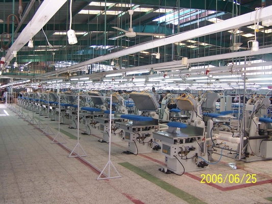 Control del PLC de la prensa de planchar LED del pantalón del vapor que plancha para la prensa doble del vapor de la cintura
