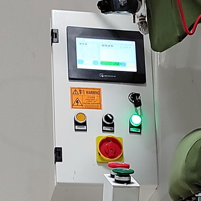 Sistema de calefacción automático de vapor del PLC de la prensa de planchar de la chaqueta de la pantalla táctil